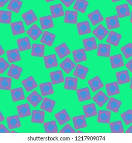 Doodle bisquit cookie or cracker background. Cookie seamless pattern