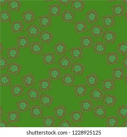 Doodle bisquit cookie or cracker background. Cookie seamless pattern