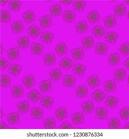 Doodle bisquit cookie or cracker background. Cookie seamless pattern