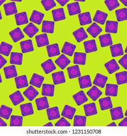 Doodle bisquit cookie or cracker background. Cookie seamless pattern
