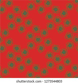 Doodle bisquit cookie or cracker background. Cookie seamless pattern