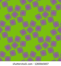 Doodle bisquit cookie or cracker background. Cookie seamless pattern