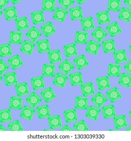 Doodle bisquit cookie or cracker background. Cookie seamless pattern