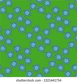 Doodle bisquit cookie or cracker background. Cookie seamless pattern