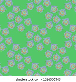 Doodle bisquit cookie or cracker background. Cookie seamless pattern