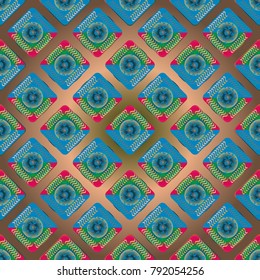 Doodle bisquit cookie or cracker background. Cookie seamless pattern