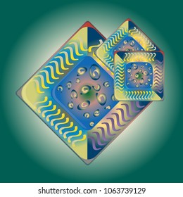 Doodle bisquit cookie or cracker icon