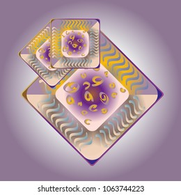 Doodle bisquit cookie or cracker icon