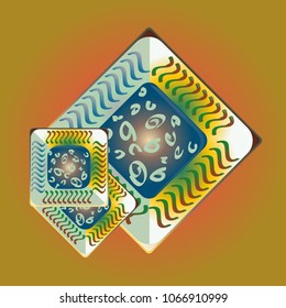 Doodle bisquit cookie or cracker icon