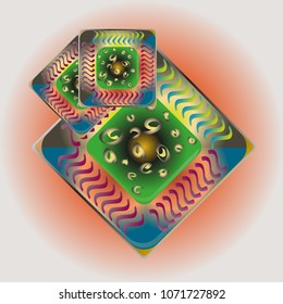 Doodle bisquit cookie or cracker icon