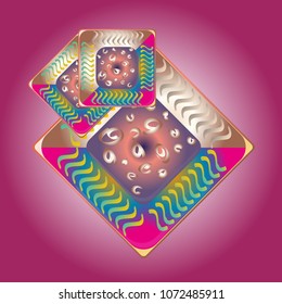 Doodle bisquit cookie or cracker icon
