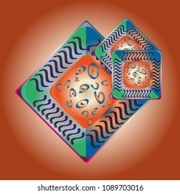 Doodle bisquit cookie or cracker icon