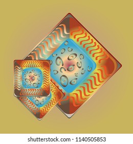 Doodle bisquit cookie or cracker icon