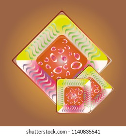 Doodle bisquit cookie or cracker icon