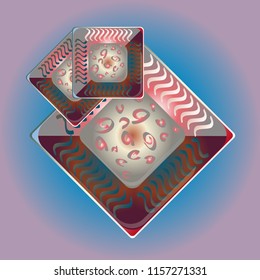 Doodle bisquit cookie or cracker icon