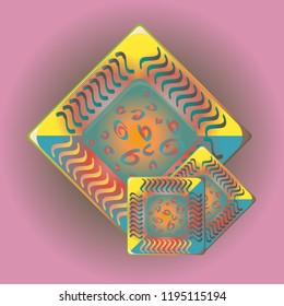 Doodle bisquit cookie or cracker icon