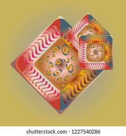 Doodle bisquit cookie or cracker icon