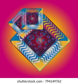 Doodle bisquit cookie or cracker icon