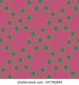 Doodle bisquit or cracker background. Cookie seamless pattern.