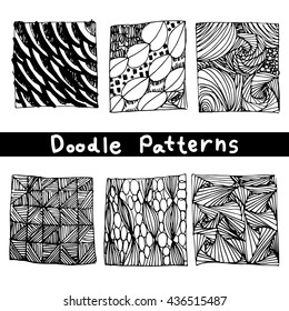 doodle black line pattern background designs,the art of creative zentangle pattern