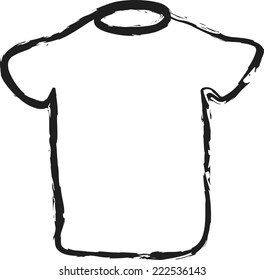 doodle blank T-shirt