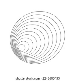 doodle blob line, abstract wave line vector