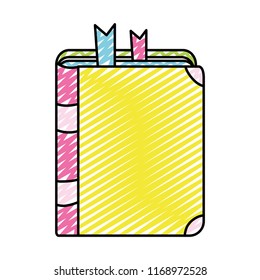 doodle book education object school tool