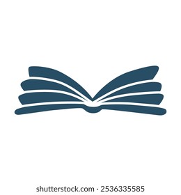 Doodle book icon hand drawn in minimalistic style. Knowledge symbol