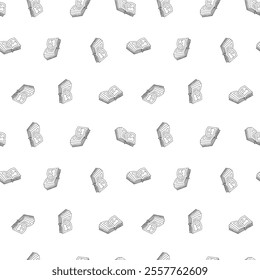 doodle book pattern background. back to school pattern background. book Seamless Pattern background.