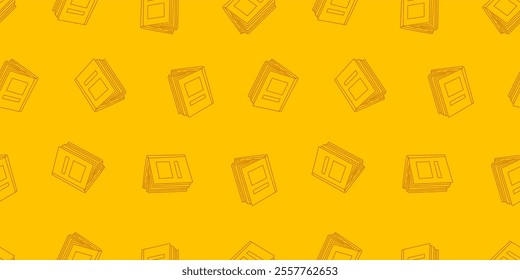 doodle book pattern background. back to school pattern background. book Seamless Pattern background.