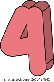 Doodle Box Font 3D Letters and Numbers
