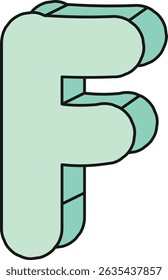 Doodle Box Font 3D Letters and Numbers