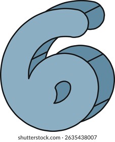 Doodle Box Font 3D Letters and Numbers