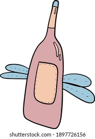 Caja de carros con corazón para diseño o decoración. Ilustración del vector