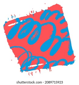 Doodle de tinta de patrón de pincel de doodle para diseño decorativo. Patrón gráfico moderno. Dibujo de trazo de pincel de tinta. Estilo dibujado a mano. Dibujo de esbozo.