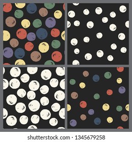 Doodle bubbles background, seamless pattern, basis for your design, warpping happy birthday design, grunge for cards, posters, invitations, greeting cards, scrapbooking graphics