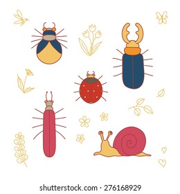 Doodle bugs set