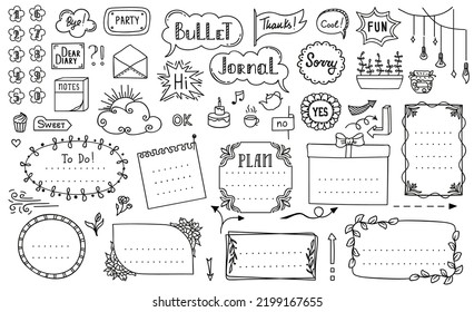 1,401 Bullet Journal Border Images, Stock Photos & Vectors 