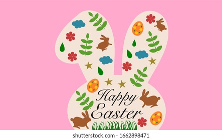 Doodle Bunnies Happy Easter Day