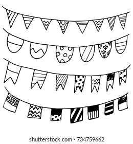 doodle bunting