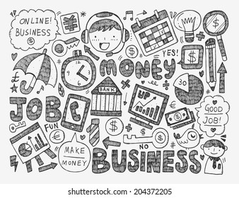 doodle business background