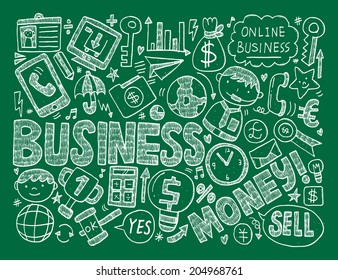 doodle business background