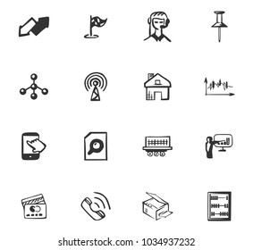 Doodle Business icons set for website design
