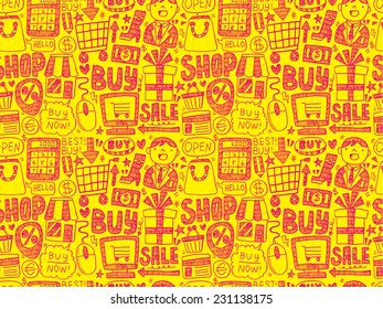 doodle business pattern