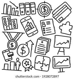 Symbol für Doodle-Geschäftsberichte