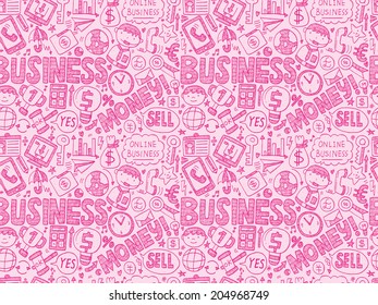 doodle business seamless