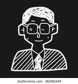 doodle businessman