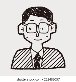 doodle businessman