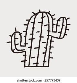doodle cactus
