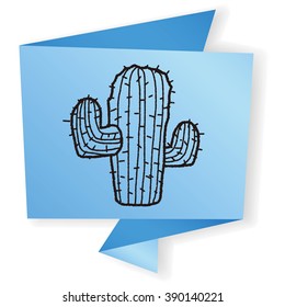 doodle cactus